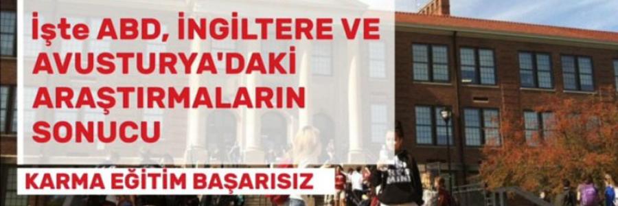 KARMA EĞİTİM BAŞARISIZ